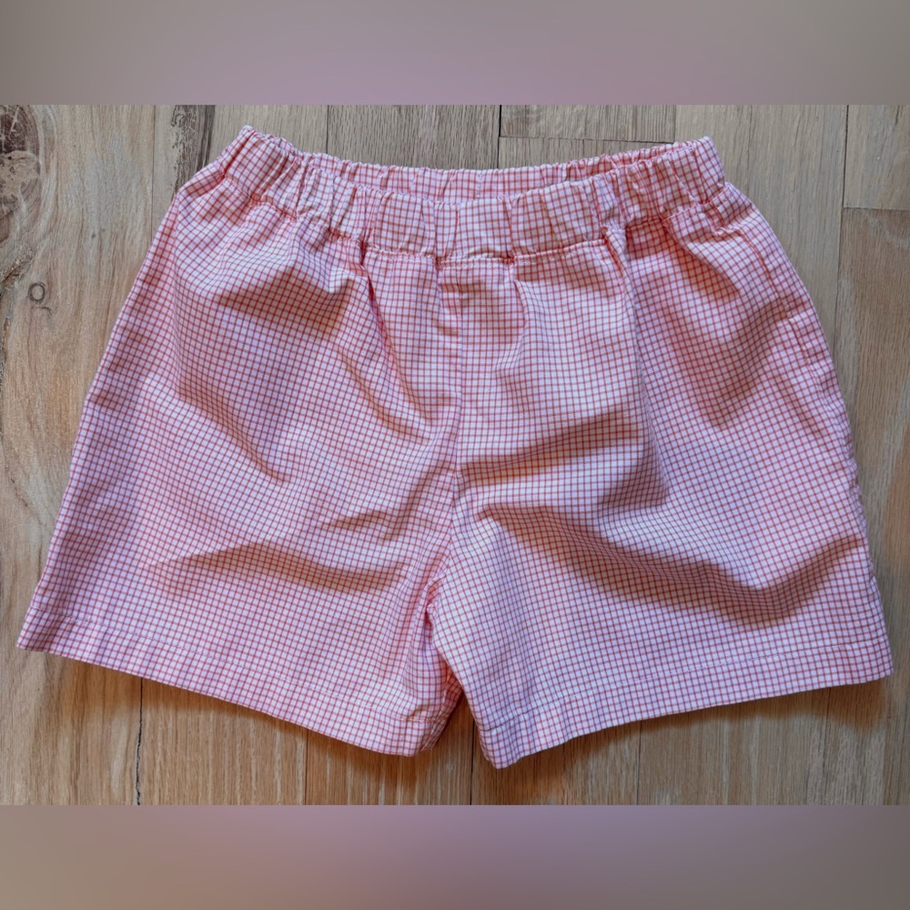 The Beaufort Bonnet Company Boys’ Shelton Shorts - Size 5, orange and white